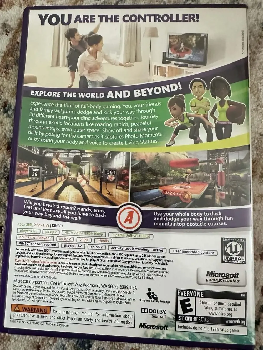 Kinect Adventures! Xbox 360
